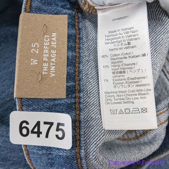 NEW Madewell The Perfect Vintage Jean in‎ Earlside Wash: Raw-Hem Edition, 25 - Picture 15 of 16